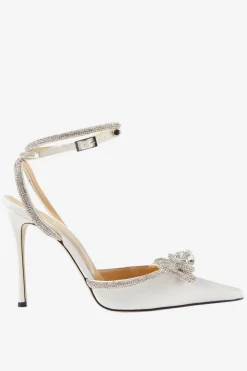 Sandálias Rhinestone Black Party Pointed Toe Stiletto