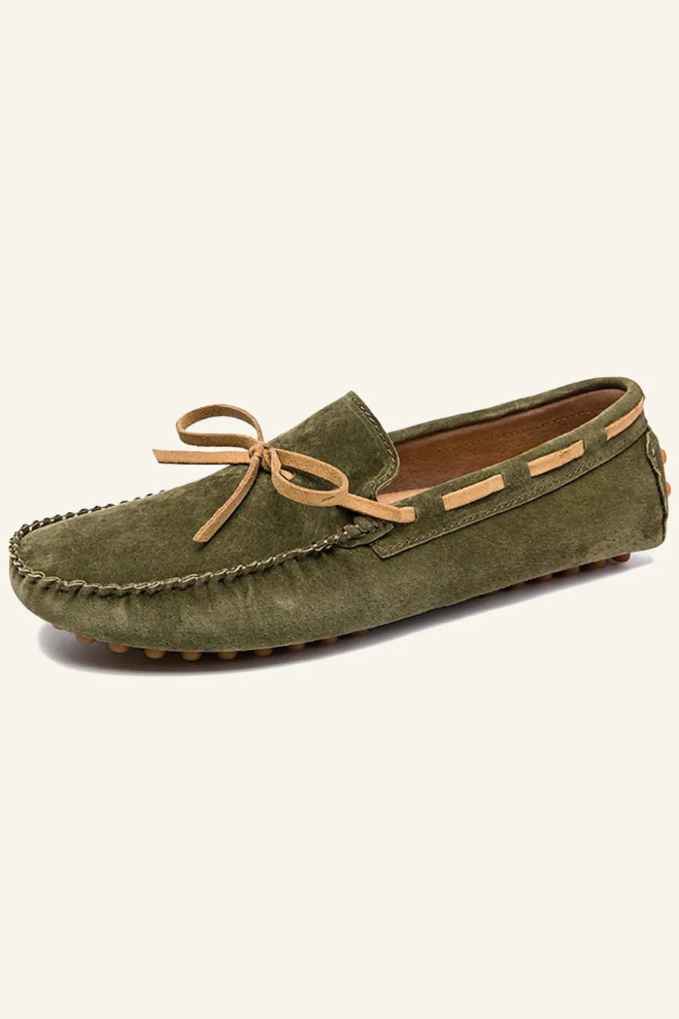 Sapatos de Couro Macio Verde