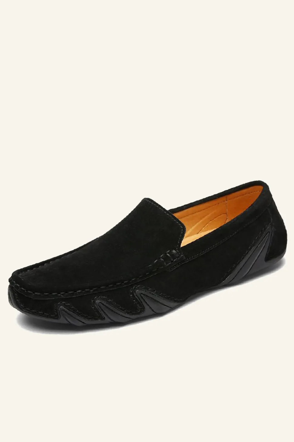 Sapatos de Ervilhas Masculinas de Couro Nubuck