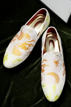 Sapatos masculinos Jacquard Cor-de-Rosa