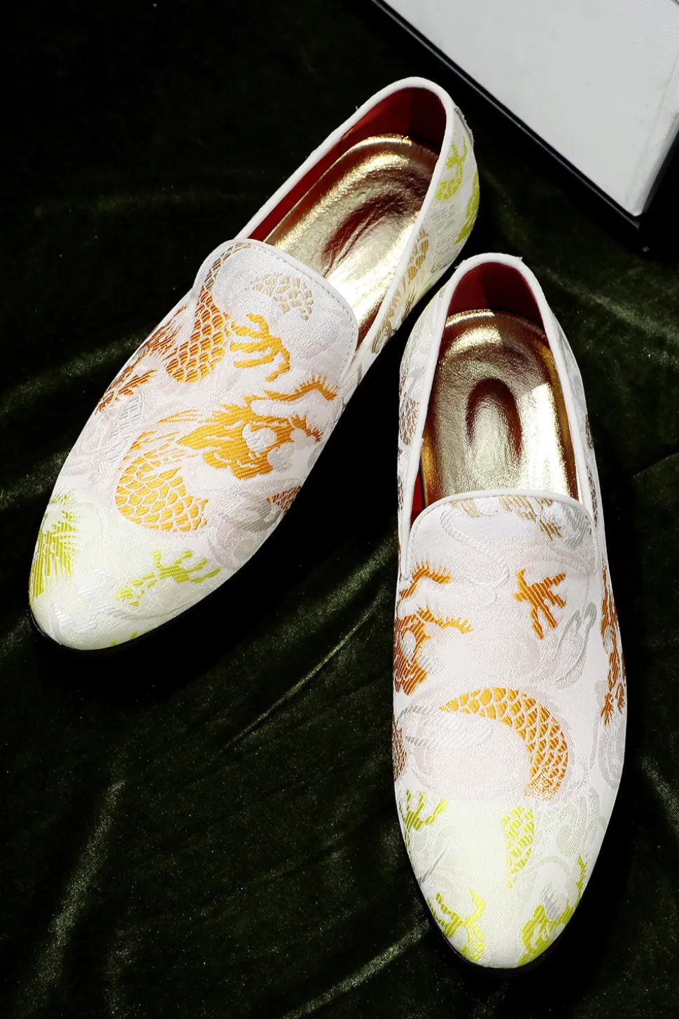 Sapatos masculinos Jacquard Cor-de-Rosa