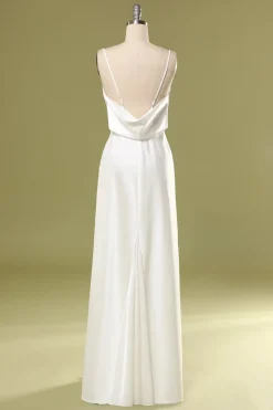 Sereia branco longo vestido de baile