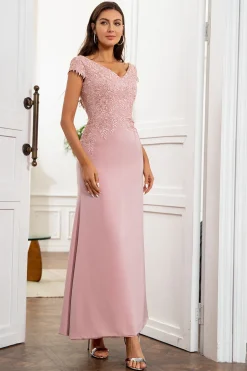 Sereia Mãe do Vestido de Noiva com Renda