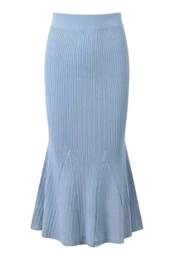 Sereia Preta Manga Longa Peito Único 2 Peças Vestido de Festa Longo