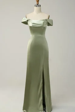 Sereia Verde Covertible Wear Long Bridesmaid Dress
