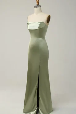 Sereia Verde Covertible Wear Long Bridesmaid Dress