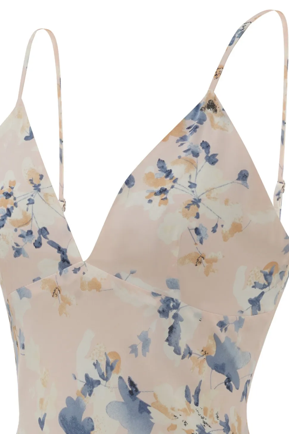 Sheath Spaghetti Tiras Floral Print Vestido de verão