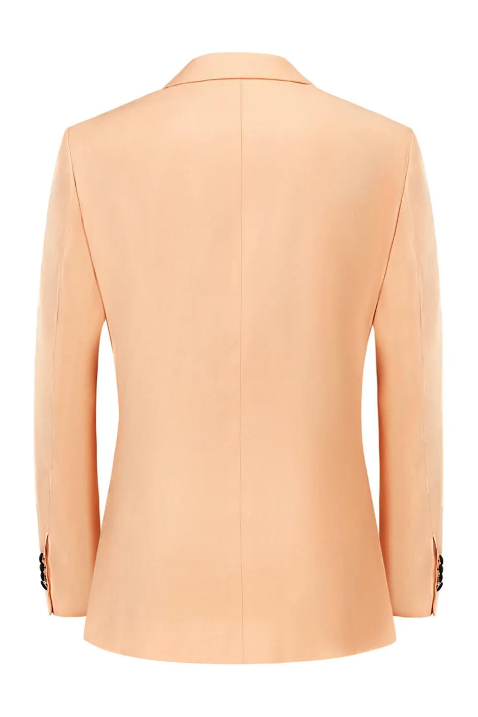 Silm Fit Peak Lapel Blush 2 Peças Ternos de Baile de Formatura Masculino