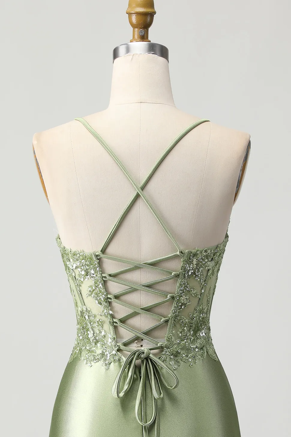 Sálvia Verde Bodycon Lantejoulas Curto/Mini Vestidos Cocktail