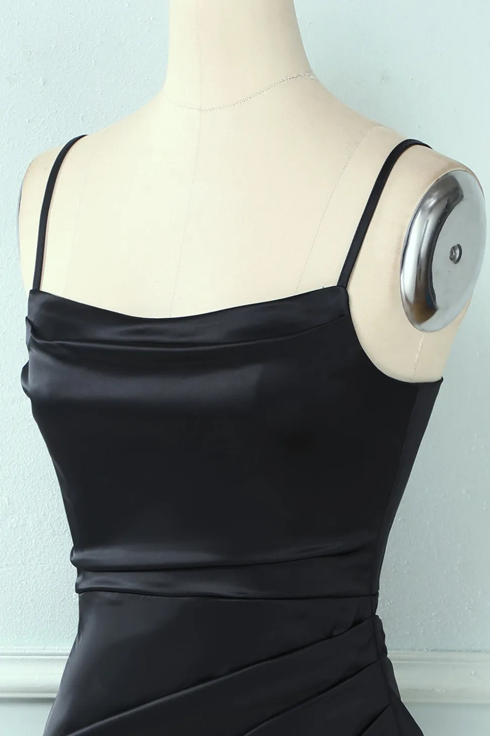 Spaghetti Alças Bodycon Cocktail Dress