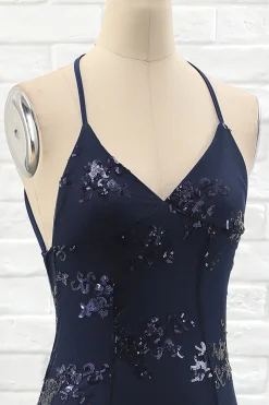 Spaghetti Alças Vestido de festa de sereia
