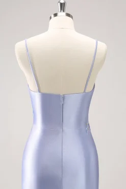 Sparkly Blue Sequined Floral Tight Short Homecoming Dress com Missangas