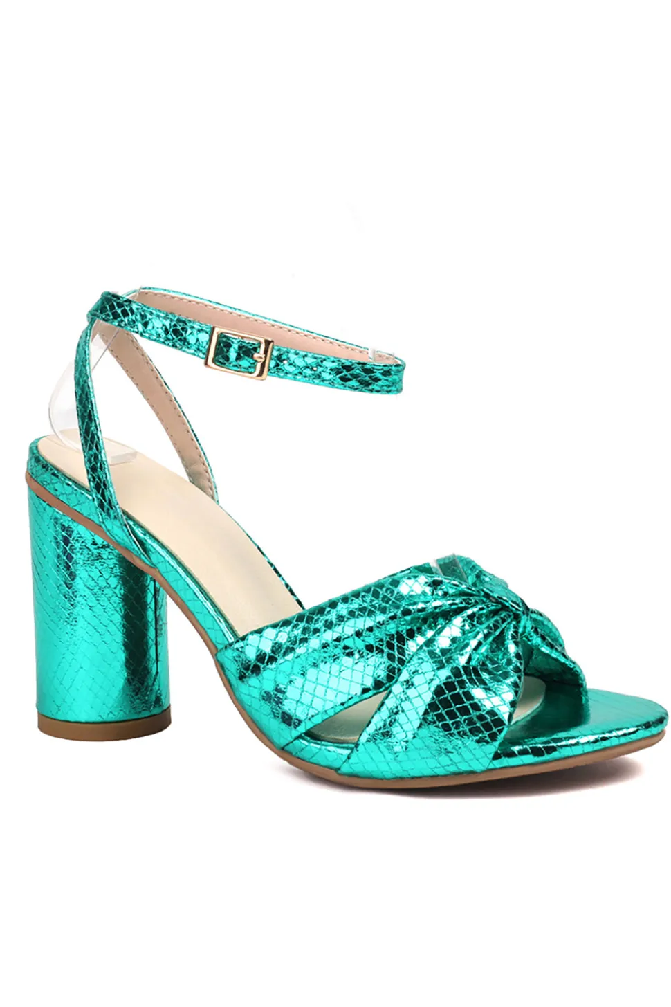 Sparkly Fuchsia Bow Mulheres Salto Alto