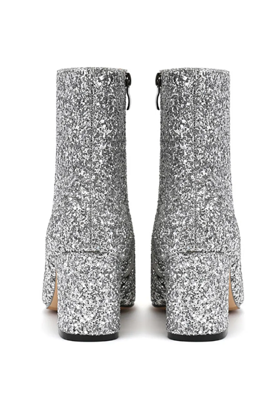 Sparkly Golden Sequins Botas de Moda Feminina