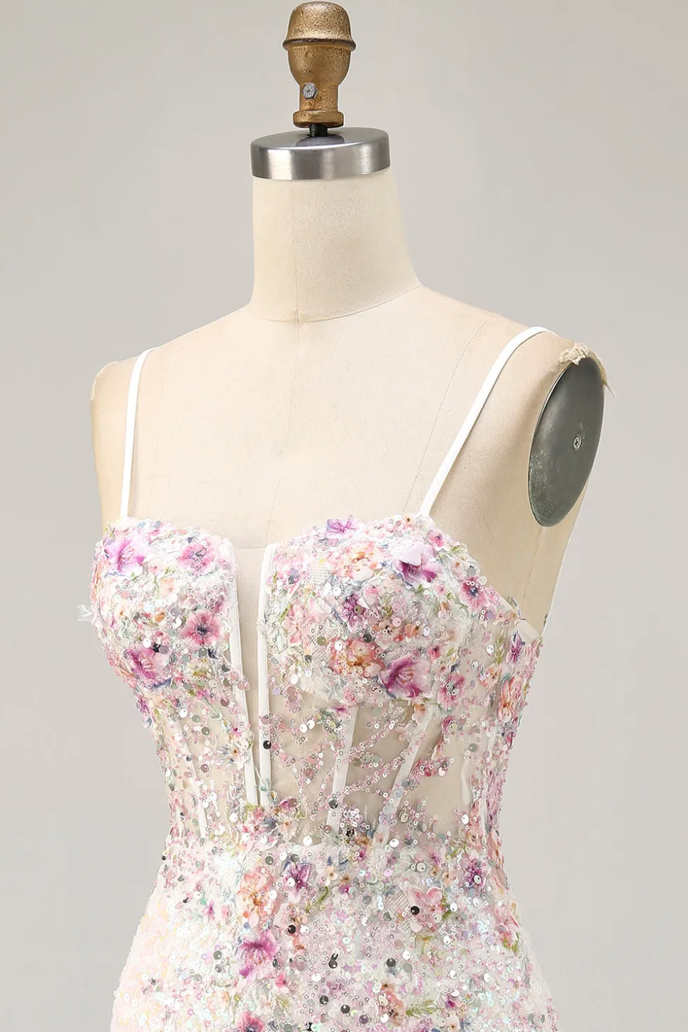 Sparkly preto rosa flor bodycon espartilho curto homecoming vestido com sequins