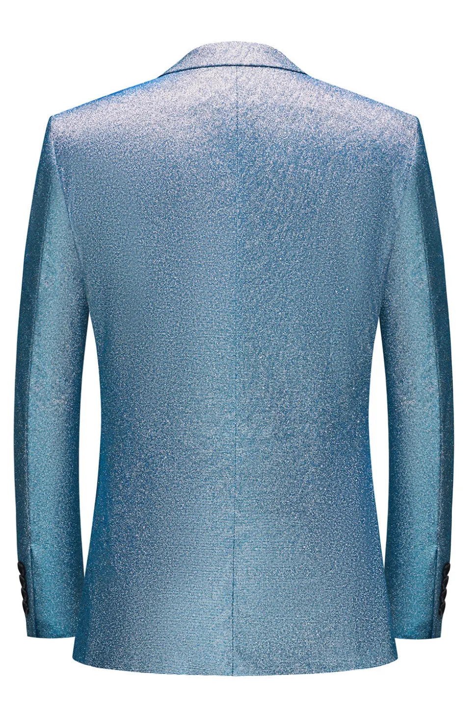 Sparkly Royal Blue Single Breasted 2 Peças Masculino Prom Terno