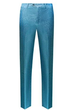 Sparkly Royal Blue Single Breasted 2 Peças Masculino Prom Terno
