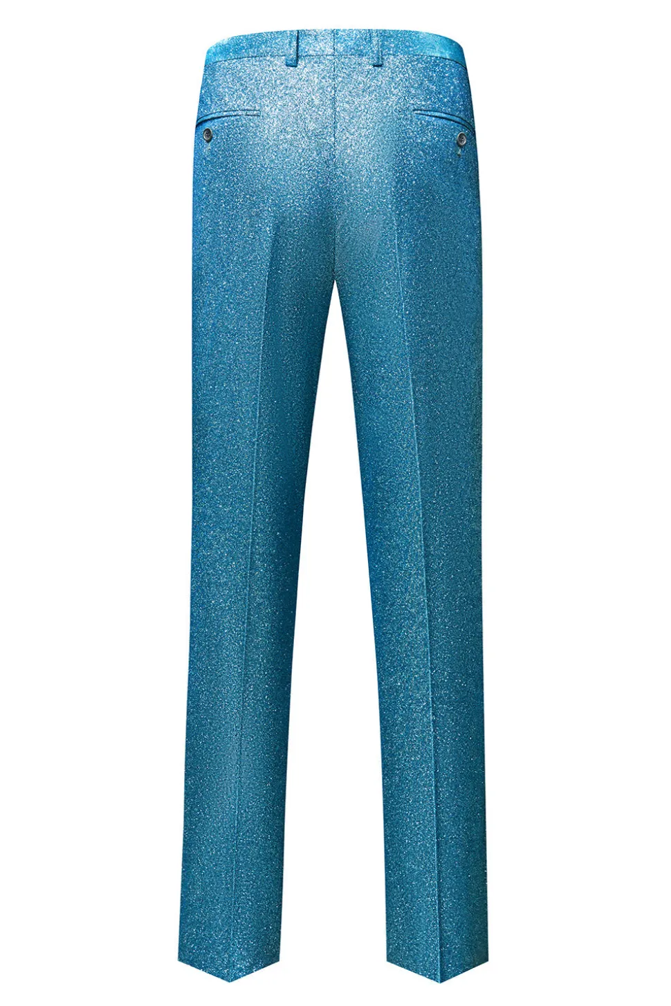 Sparkly Royal Blue Single Breasted 2 Peças Masculino Prom Terno