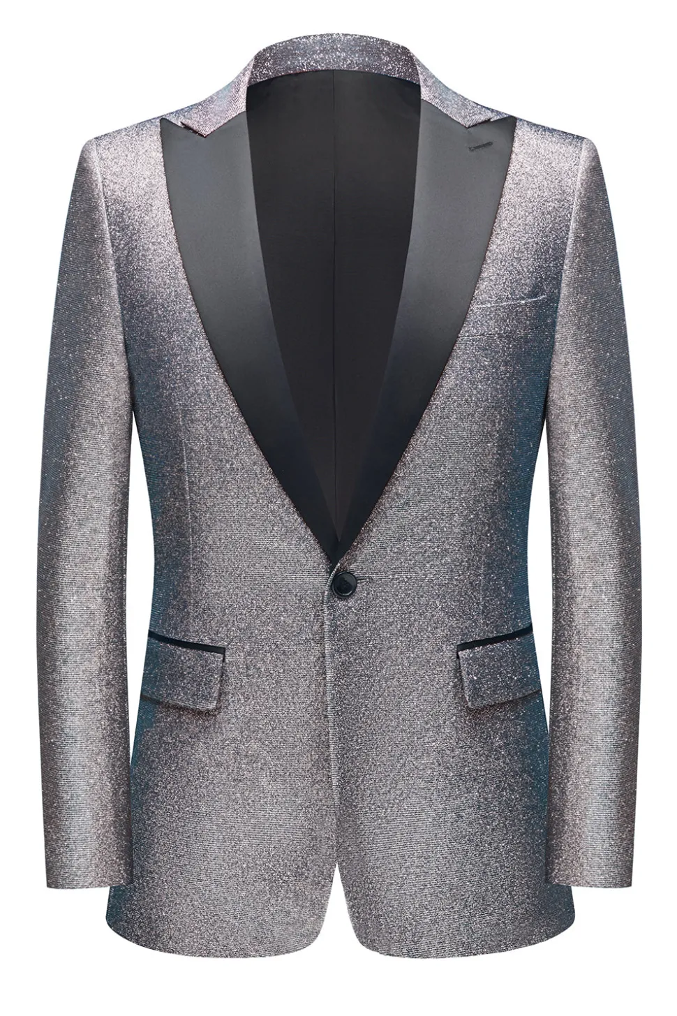 Sparkly Royal Blue Single Breasted 2 Peças Masculino Prom Terno