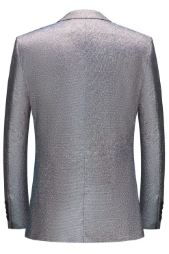 Sparkly Royal Blue Single Breasted 2 Peças Masculino Prom Terno