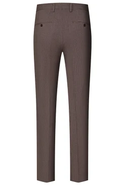 Taupe 3 Peça Slim Fit Notched Lapela Um Botão Fatos Formais Masculinos