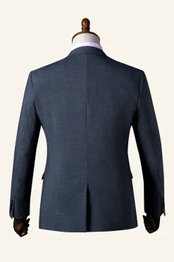Terno Masculino 3 Peças Peito Único Azul Escuro