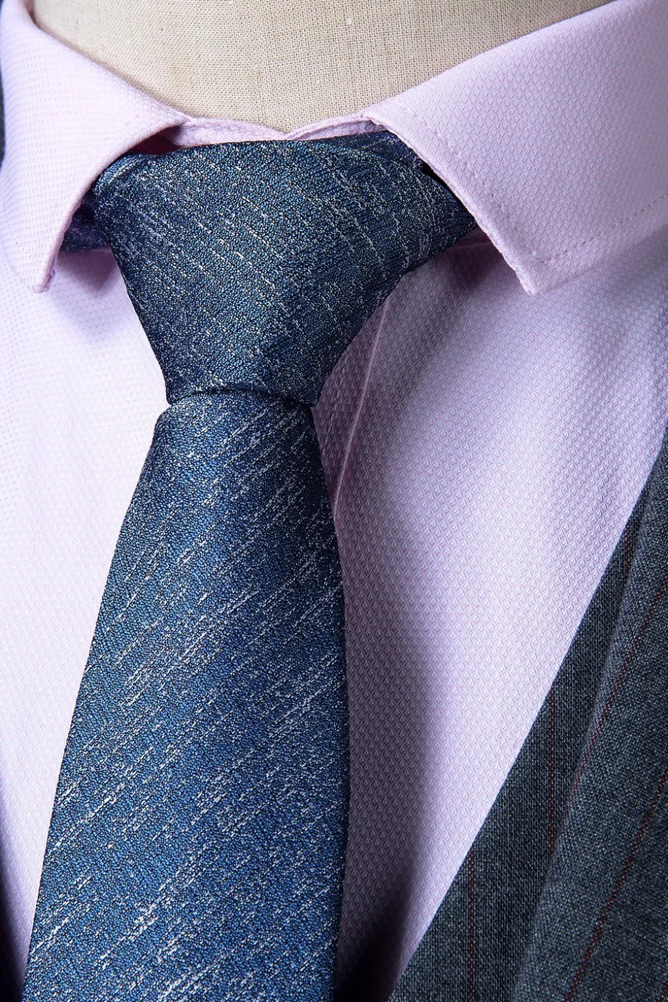 Terno Masculino 3 Peças Peito Único Azul Escuro