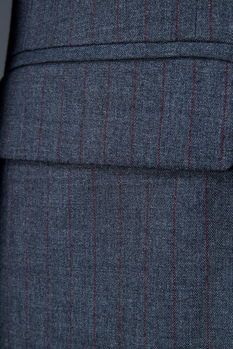 Terno Masculino 3 Peças Peito Único Azul Escuro