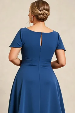 Tinta Cetim Bainha Tamanhos Grandes Longos Vestido Mae Noiva