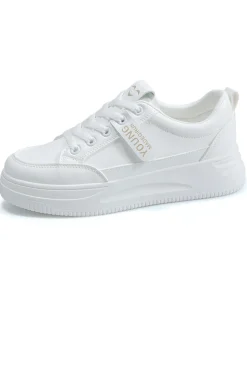 Ténis Casuais Plano Branco