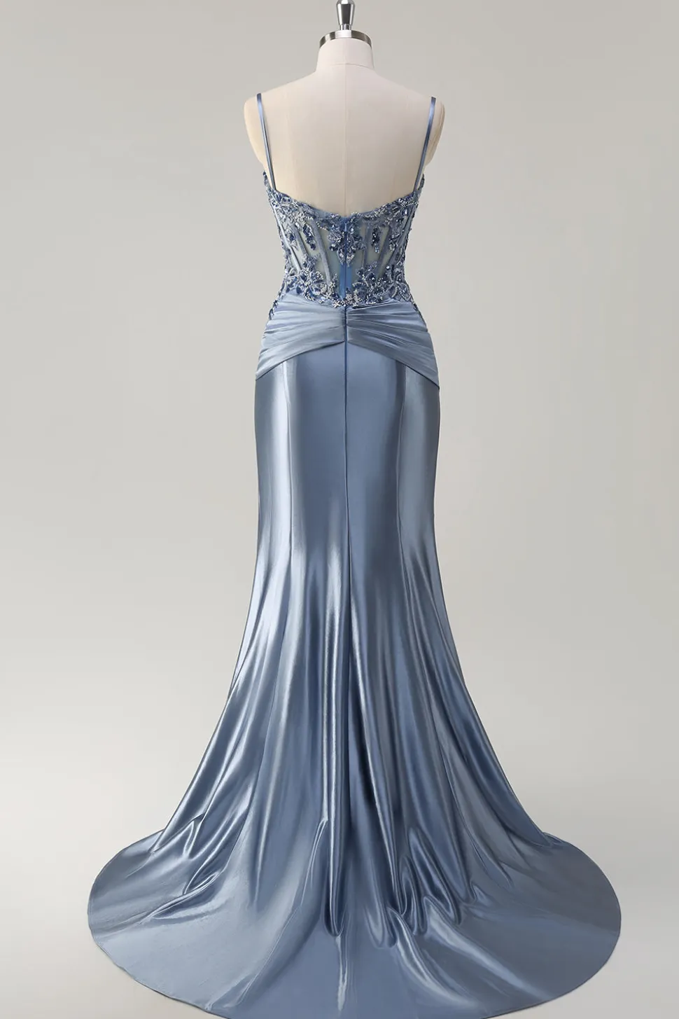 Trompete/sereia Decote Em Coração Espartilho Longos Vestido De Baile