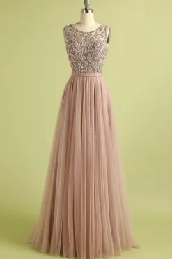 Tule Beading vestido de baile
