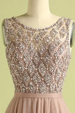 Tule Beading vestido de baile