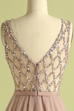 Tule Beading vestido de baile