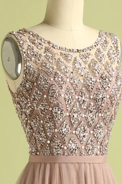 Tule Beading vestido de baile
