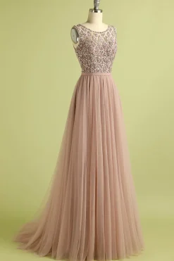 Tule Beading vestido de baile
