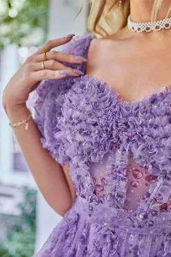 Uma linha fora do ombro marfim flor vermelha estampado bonito homecoming vestido