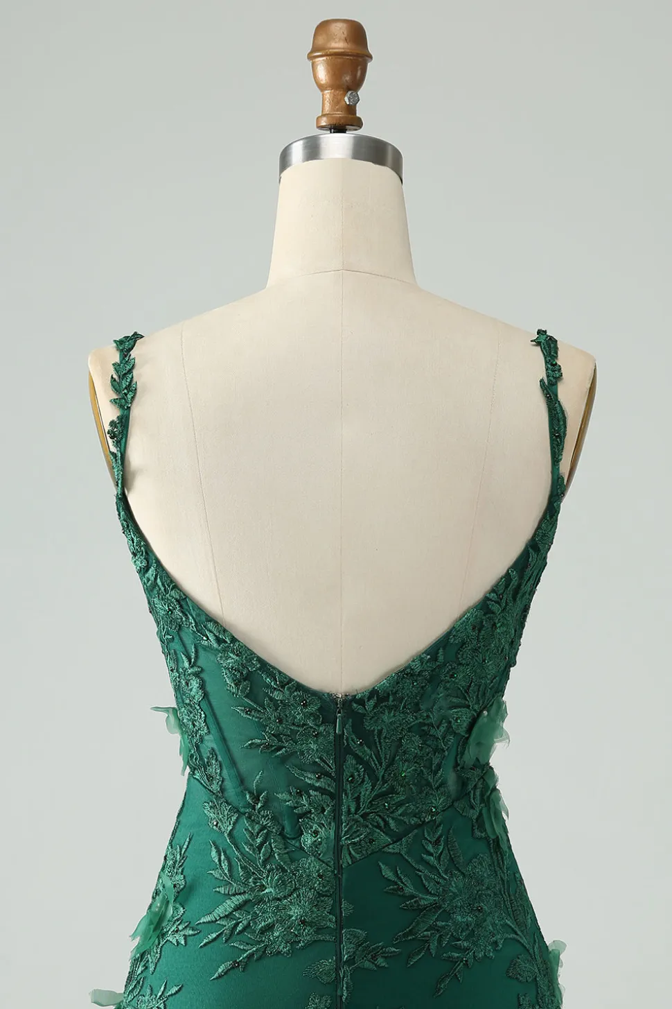 Verde escuro Bodycon Esparguete Correias Vestido Curto Homecoming com Apliques