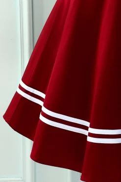 Vermelho escuro dos anos
