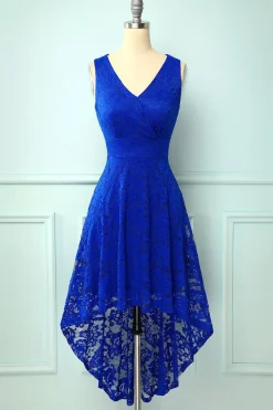 Vestido assimétrico de champanhe