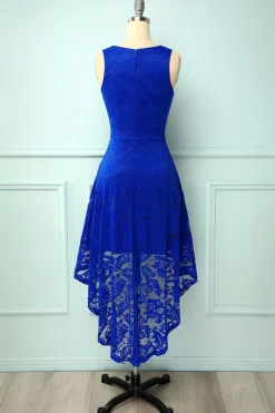 Vestido assimétrico de champanhe