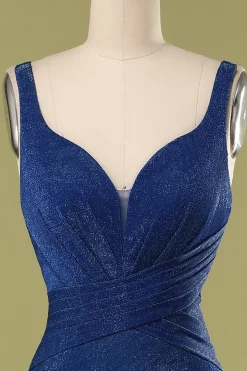 Vestido Azul Royal Longo Formatura