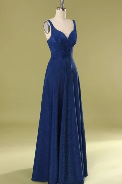 Vestido Azul Royal Longo Formatura