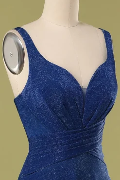 Vestido Azul Royal Longo Formatura