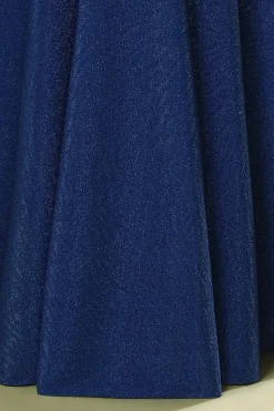 Vestido Azul Royal Longo Formatura