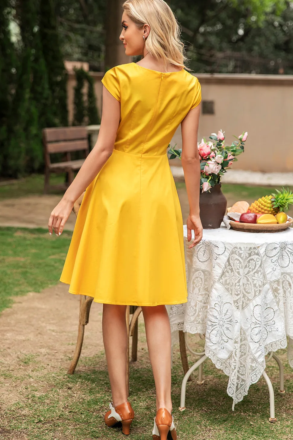 Vestido Blush Retro 1950s