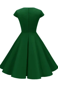 Vestido Bolinhas Vermelhas 1950