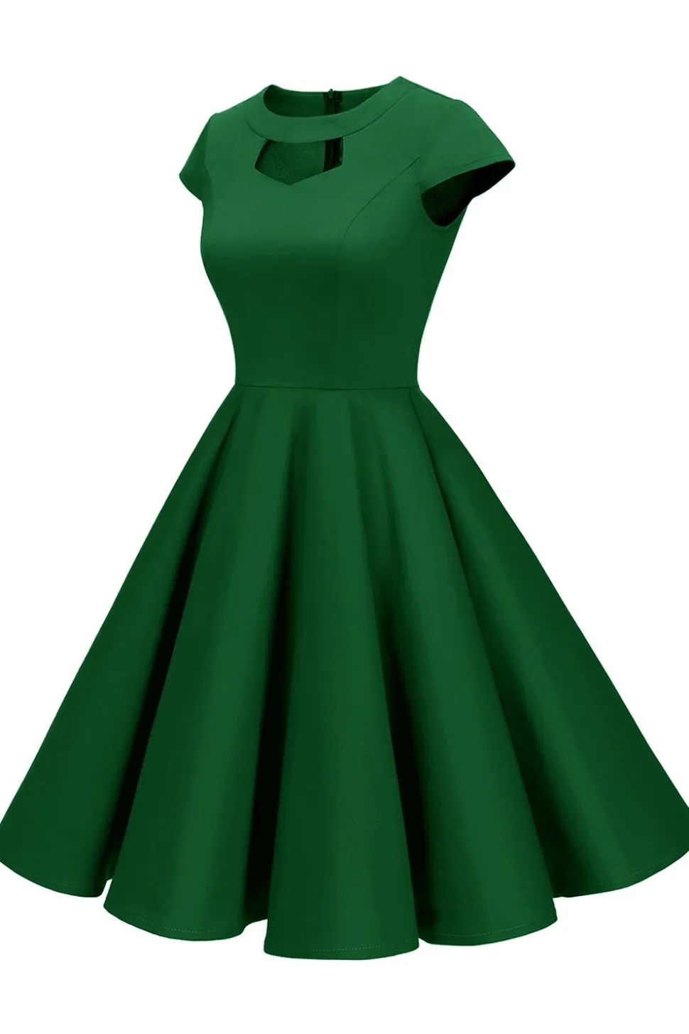 Vestido Bolinhas Vermelhas 1950