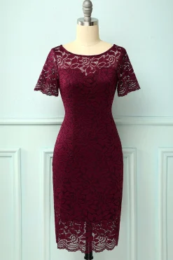 Vestido Borgonha Bodycon