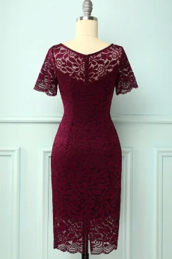 Vestido Borgonha Bodycon